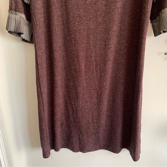 ANTHROPOLOGIE BURGUNDY MINI DRESS - Picture 8 of 13